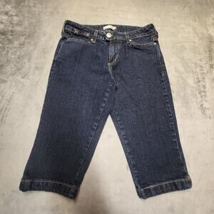 Levis 545 Low Skinny Jeans Womens 6 Blue Cropped Dark Wash Stretch Denim Casual